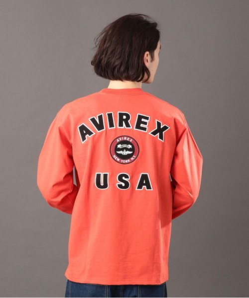 AVIREX(AVIREX)/L/S VARSITY LOGO 2.0 T－SHIRT / ヴァーシティロゴ 2.0 長袖Tシャツ/img38