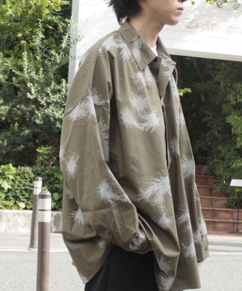 GLOSTER(GLOSTER)/【ARMY TWILL/アーミーツイル】スノーカモ オーバーシャツ/img03