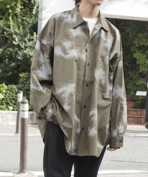 GLOSTER(GLOSTER)/【ARMY TWILL/アーミーツイル】スノーカモ オーバーシャツ/img07