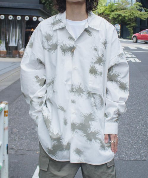 GLOSTER(GLOSTER)/【ARMY TWILL/アーミーツイル】スノーカモ オーバーシャツ/img11