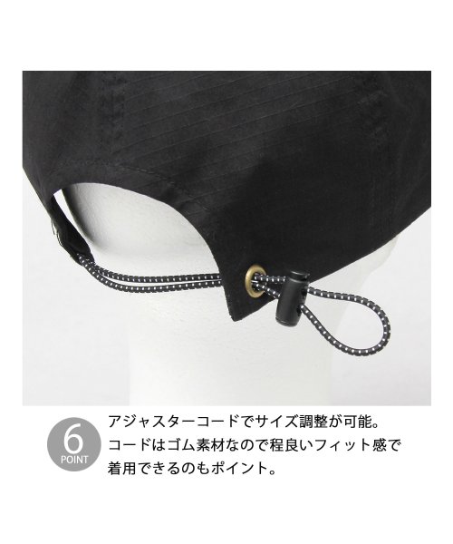 Besiquenti(ベーシックエンチ)/日本製生地 CORDURA NYCO リップストップ ストレッチ コーデュラコットン ショートバイザー アンパイアキャップ 帽子 メンズ カジュアル/img07