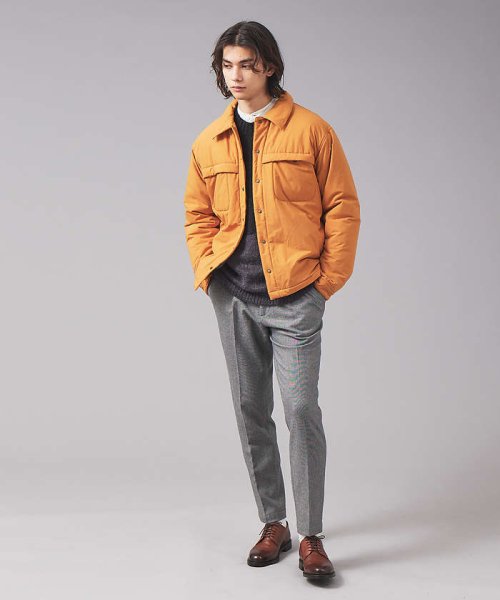 【別注 DESCENTE / デサント】ライトパフ シャツブルゾン 別注 DESCENTE H88