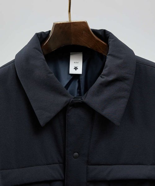 【別注 DESCENTE / デサント】ライトパフ シャツブルゾン 別注 DESCENTE H88