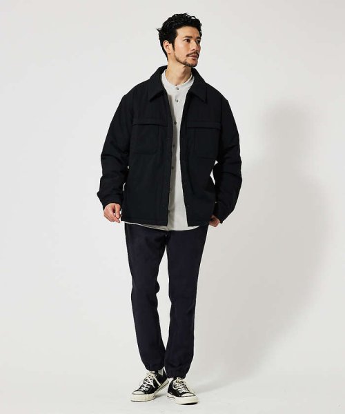 【別注 DESCENTE / デサント】ライトパフ シャツブルゾン 別注 DESCENTE H88