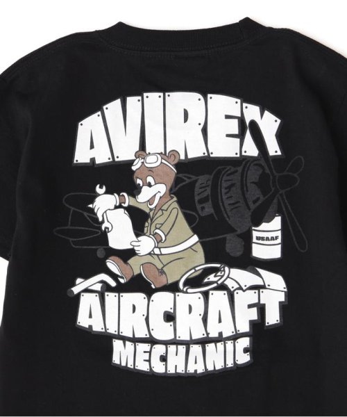 AVIREX(AVIREX)/《直営店限定》《KIDS》エアー クラフト メカニック Tシャツ / AIR CRAFT MECHANIC T－SHIRT/img05