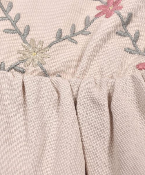 SLAP SLIP(スラップスリップ)/ボタニカル 花 刺繍 コットン ジャンパースカート (80~130cm)/img09