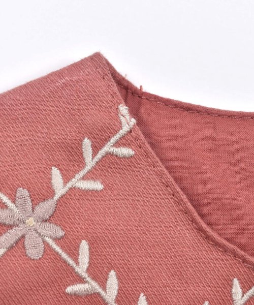 SLAP SLIP(スラップスリップ)/ボタニカル 花 刺繍 コットン ジャンパースカート (80~130cm)/img15