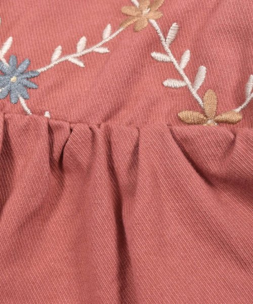 SLAP SLIP(スラップスリップ)/ボタニカル 花 刺繍 コットン ジャンパースカート (80~130cm)/img17