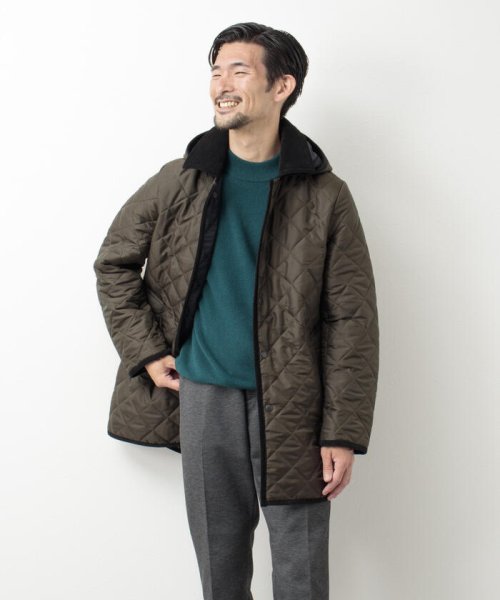 NOLLEY’S goodman(ノーリーズグッドマン)/【Traditional WeatherWear/トラディショナル ウェザーウェア】別注 DERBY HOOD QLTD WITH DOT BUTTON/img11