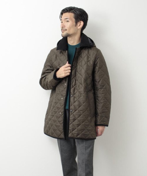 NOLLEY’S goodman(ノーリーズグッドマン)/【Traditional WeatherWear/トラディショナル ウェザーウェア】別注 DERBY HOOD QLTD WITH DOT BUTTON/img12