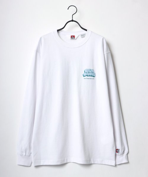 LAZAR(ラザル)/【Lazar】BEN DAVIS/ベンデイビス ビッグシルエット グラフィティ バブルロゴ バックプリント ロングスリーブTシャツ/img05