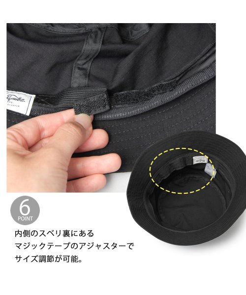 Besiquenti(ベーシックエンチ)/日本製生地 CORUDRA NYCO バケットハット リップストップ ストレッチ コーデュラコットン 帽子 メンズ カジュアル シンプル/img07