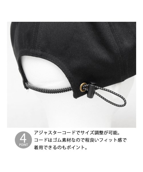 Besiquenti(ベーシックエンチ)/日本製生地 CORDURA NYCO バックサテン コーデュラコットン キャンプキャップ フラットバイザー キャップ 帽子 メンズ カジュアル シンプル/img05