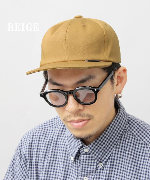Besiquenti(ベーシックエンチ)/日本製生地 CORDURA NYCO バックサテン コーデュラコットン キャンプキャップ フラットバイザー キャップ 帽子 メンズ カジュアル シンプル/img10