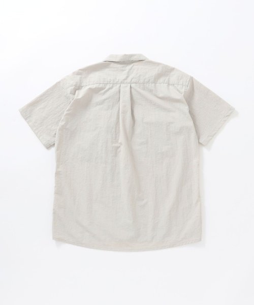 SHIPS any MEN(シップス　エニィ　メン)/NANGA: ナイロンタッサー オープンカラー 半袖 シャツ/img01
