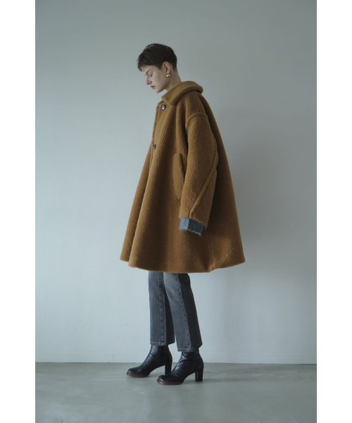 CLANE(クラネ)/ VOLUME FLARE BOA COAT/img11