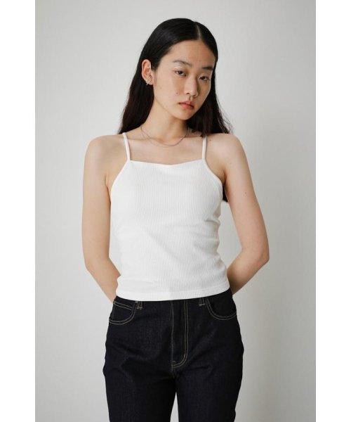 AZUL by moussy(アズールバイマウジー)/BASIC BACK CROSS CAMISOLE/img07