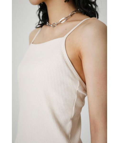 AZUL by moussy(アズールバイマウジー)/BASIC BACK CROSS CAMISOLE/img12