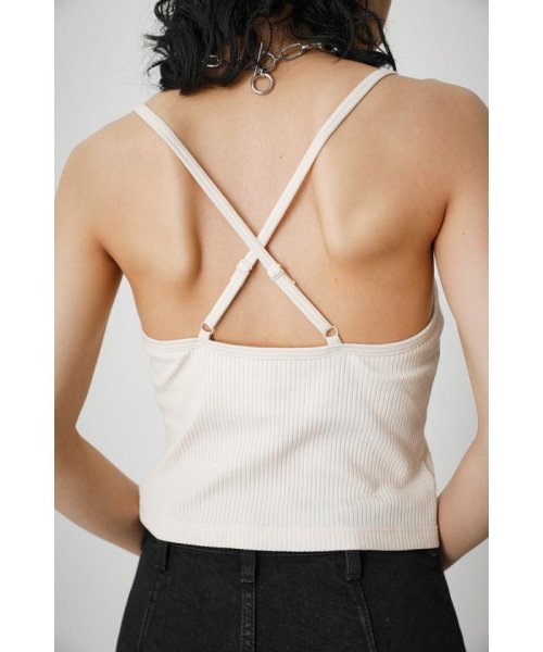 AZUL by moussy(アズールバイマウジー)/BASIC BACK CROSS CAMISOLE/img13