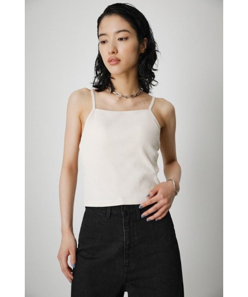 AZUL by moussy(アズールバイマウジー)/BASIC BACK CROSS CAMISOLE/img15
