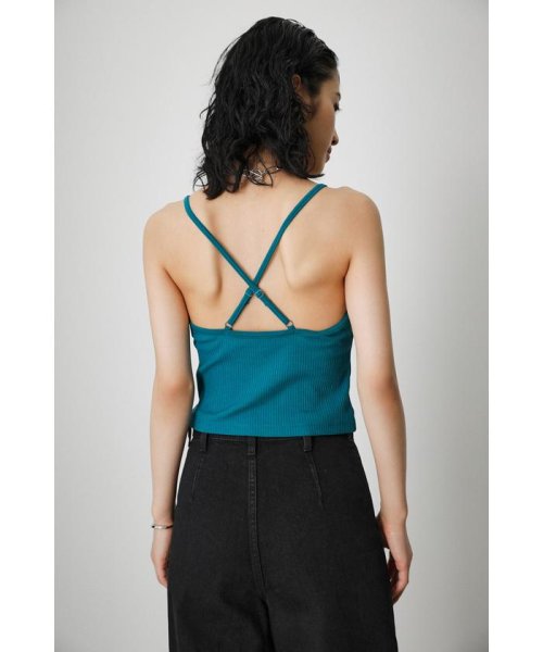 AZUL by moussy(アズールバイマウジー)/BASIC BACK CROSS CAMISOLE/img34