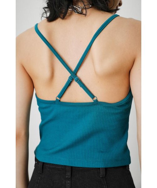 AZUL by moussy(アズールバイマウジー)/BASIC BACK CROSS CAMISOLE/img37
