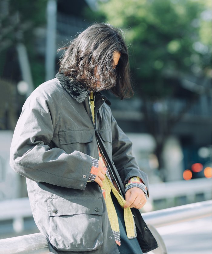 【BARBOUR×JS/バブアー】別注 OS OLD BEDALE/ビデイル ロング