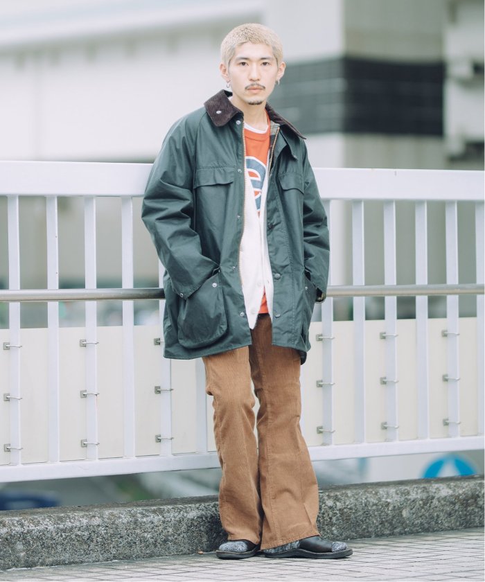 BARBOUR×JS/バブアー】別注 OS OLD BEDALE/ビデイル ロング(504897596