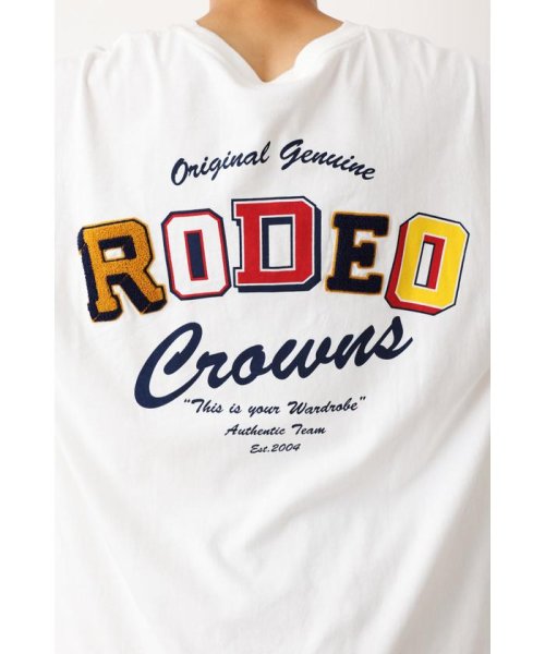 RODEO CROWNS WIDE BOWL(ロデオクラウンズワイドボウル)/カレッジパッチロゴロングスリーブTシャツ/img06