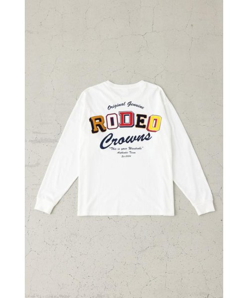 RODEO CROWNS WIDE BOWL(ロデオクラウンズワイドボウル)/カレッジパッチロゴロングスリーブTシャツ/img09