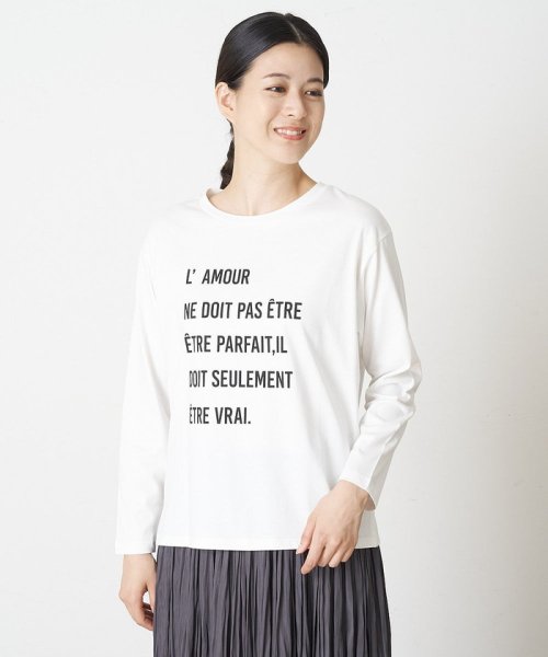 comfy Couture(コンフィー クチュール)/【洗濯機で洗える】ロゴTシャツ/img08