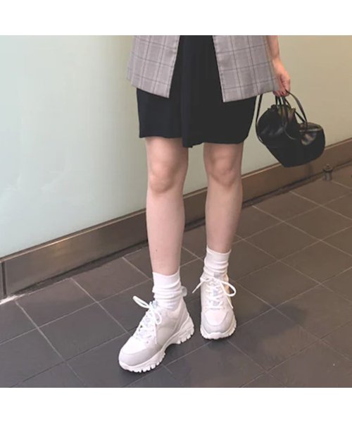 カラーコンビダッドスニーカー