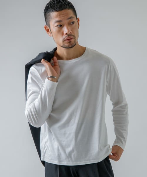 URBAN RESEARCH ROSSO(URBAN　RESEARCH　ROSSO（MEN）)/『MADE IN JAPAN』『XLサイズあり』シルケットスムースロングTシャツ/img02