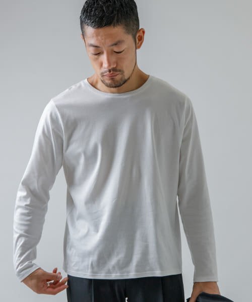 URBAN RESEARCH ROSSO(URBAN　RESEARCH　ROSSO（MEN）)/『MADE IN JAPAN』『XLサイズあり』シルケットスムースロングTシャツ/img03