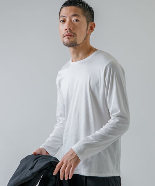 URBAN RESEARCH ROSSO(URBAN　RESEARCH　ROSSO（MEN）)/『MADE IN JAPAN』『XLサイズあり』シルケットスムースロングTシャツ/img05