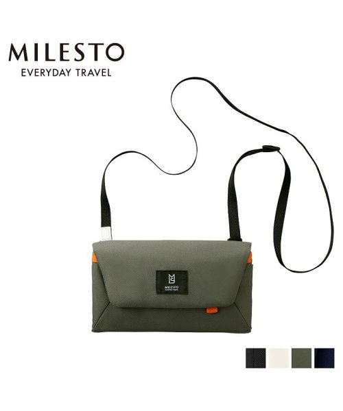 MILESTO(ミレスト)/ミレスト MILESTO ショルダーバッグ トラベルオーガナイザー メンズ レディース TRAVEL ORGANIZER ブラック ホワイト グレー ネイビー /img02