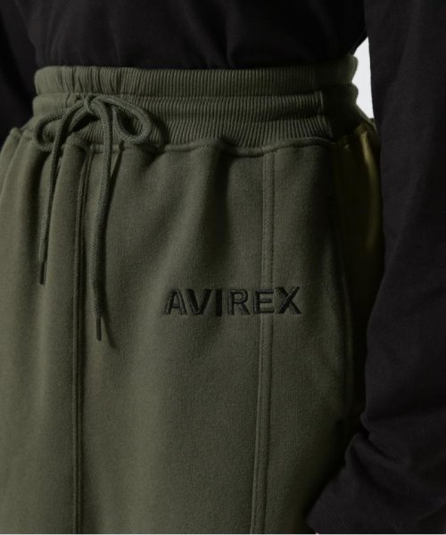 AVIREX(AVIREX)/《WEB&DEPOT限定》スウェットコンビロングスカート/ SWEAT COMBI LONG SKIRT/img10