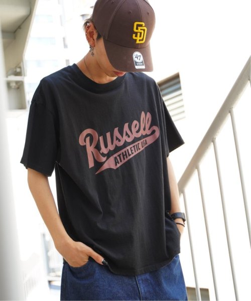 VENCE　EXCHANGE(ヴァンス　エクスチェンジ)/RUSSELL ATHLETIC ラッセルアスレチック フロントロゴTシャツ/img12