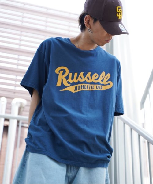 VENCE　EXCHANGE(ヴァンス　エクスチェンジ)/RUSSELL ATHLETIC ラッセルアスレチック フロントロゴTシャツ/img13