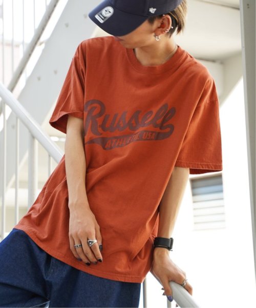 VENCE　EXCHANGE(ヴァンス　エクスチェンジ)/RUSSELL ATHLETIC ラッセルアスレチック フロントロゴTシャツ/img18