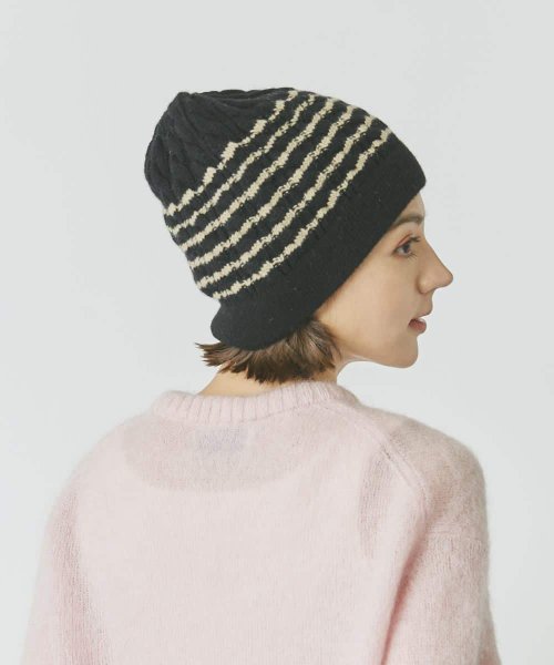 Chapeaud'O(Chapeaud’O)/Chapeau d' O  Ca5 Cable Border Beanie/img11