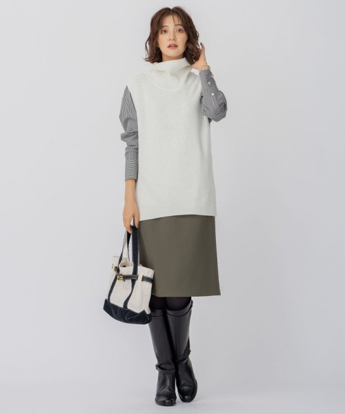 NIJYUSANKU（SMALL SIZE）(23区（小さいサイズ）)/【CLASSY.1月号掲載】CANCLINI バンドカラー シャツ/img27