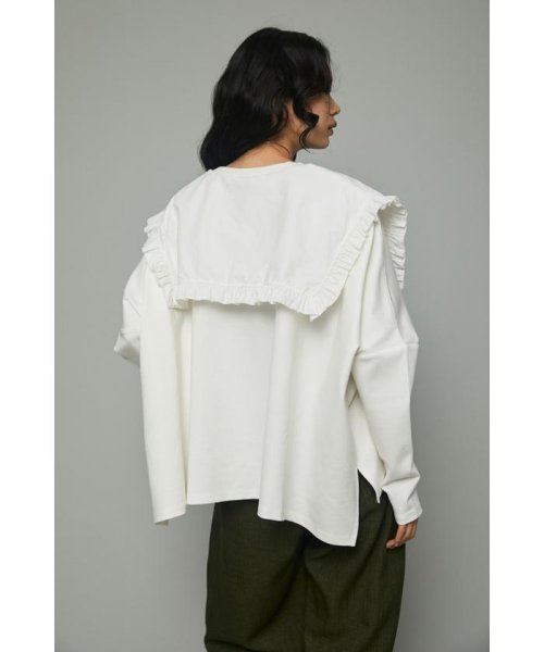 HeRIN.CYE(ヘリンドットサイ)/Frill coller long tee/img03