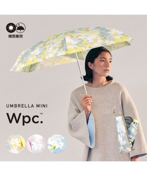 Wpc．(Wpc．)/【Wpc.公式】雨傘 ペールトーンフラワー ミニ  50cm 継続はっ水 晴雨兼用 レディース 折りたたみ傘/img11