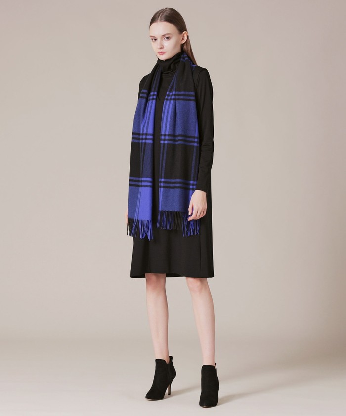 希少マッキントッシュ ストレッチポンチフレアワンピース シルケット加工