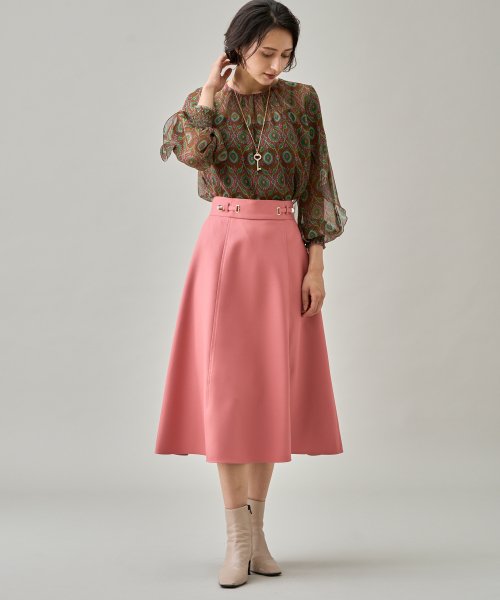 セール】ブライトツイルベルトモチーフスカート(504893515) | アナイ  