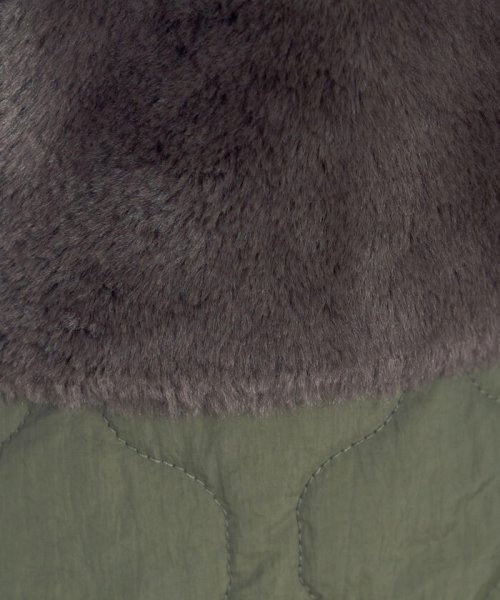 fredy emue(フレディエミュ)/【好評につき新色追加！】ファー×キルトコート/img25