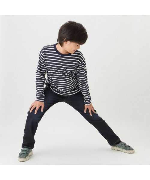 MAC HOUSE(kid's)(マックハウス（キッズ）)/NAVY ネイビー デニムシャギーボンディングパンツ M22524D/img07