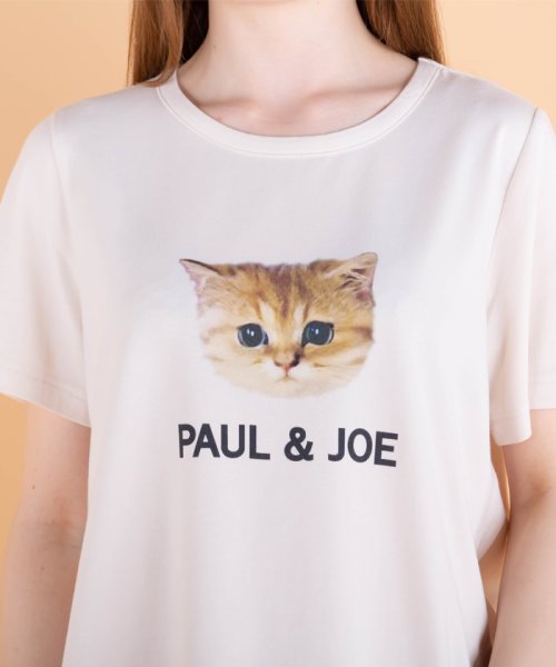 PAUL & JOE(ポール＆ジョー)/ヌネット&ロゴプリント Tシャツ 綿・レーヨンベア天竺/img04