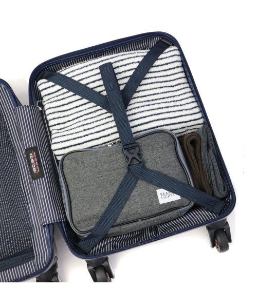 フリクエンター クラムアドバンス FREQUENTER スーツケース CLAM ADVANCE 機内持ち込み 23L 1－217 ジップポケット ×1